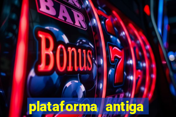 plataforma antiga de jogos